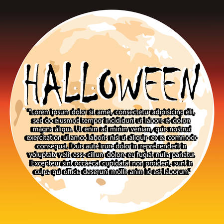 abstract halloween background with dark terror objectsのイラスト素材