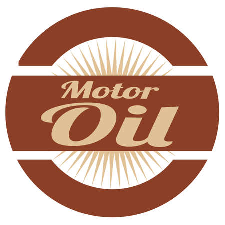 abstract special oil label on white backgroundのイラスト素材