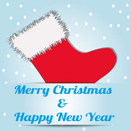 abstract christmas background with some funny objectsのイラスト素材