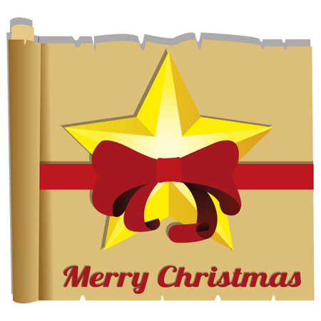 abstract christmas background with some funny objectsのイラスト素材