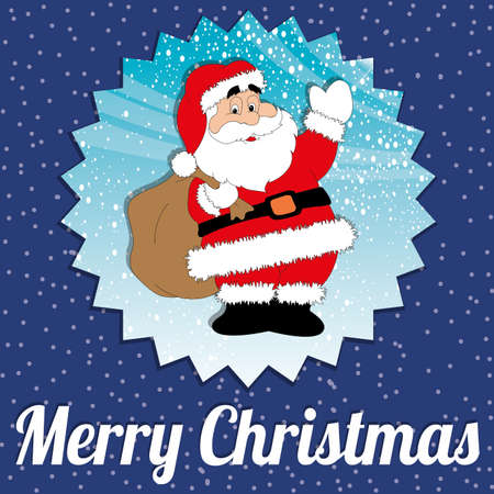 abstract merry christmas background with special objectsのイラスト素材