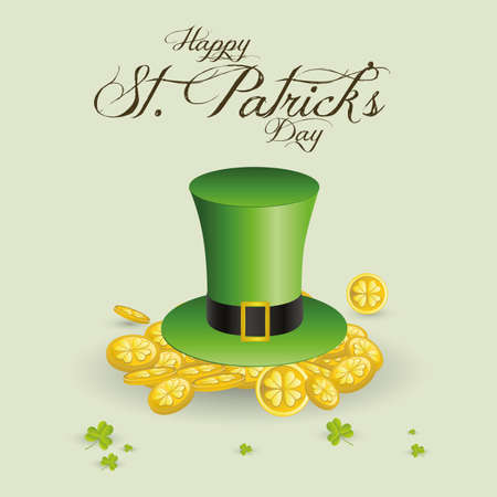 abstract special happy St. Patrick's day backgroundのイラスト素材