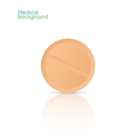 abstract medical object on a white backgroundのイラスト素材