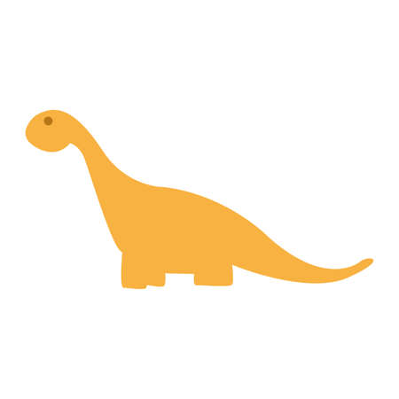 Abstract cute Dinosaur on a white backgroundのイラスト素材