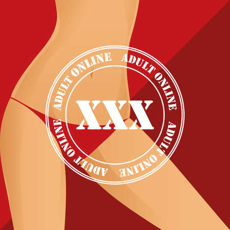 abstract adult censored text on a special backgroundのイラスト素材