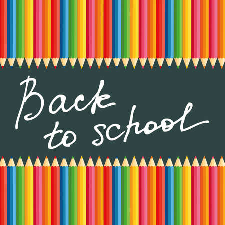 abstract back to school background with special objectsのイラスト素材