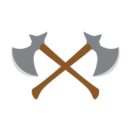 abstract medieval weapons on a white backgroundのイラスト素材