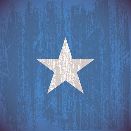 Abstract Somalia flag with special dirty effectのイラスト素材