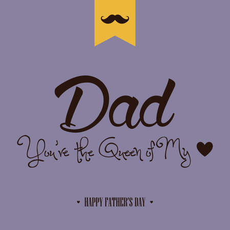 abstract happy father's day background with special objectsのイラスト素材