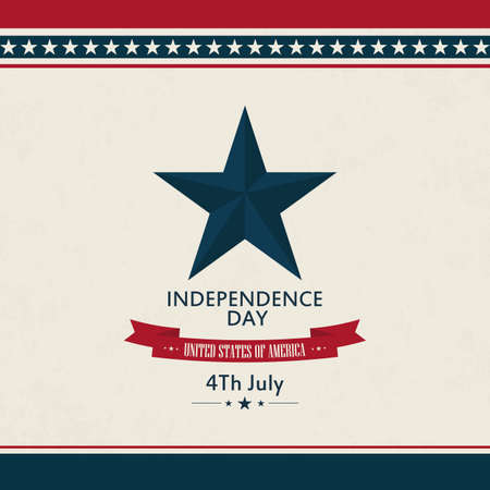 abstract independence day background with special objectsのイラスト素材