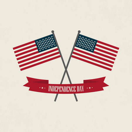 abstract independence day background with special objectsのイラスト素材