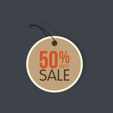 Abstract big sale symbol on a gray backgroundのイラスト素材