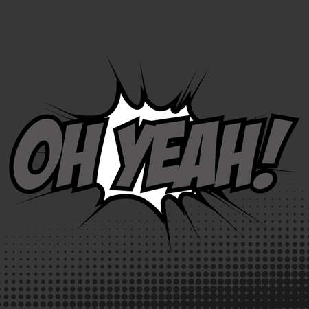 Abstract pop art object with black and white effect on a special backgroundのイラスト素材