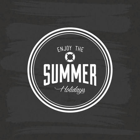 abstract summer label on a special backgroundのイラスト素材