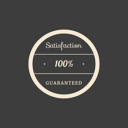 abstract premium label on a gray backgroundのイラスト素材