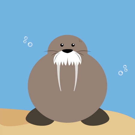abstract water animal on a special backgroundのイラスト素材