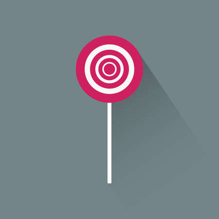 abstract cartoon candy on a gray backgroundのイラスト素材