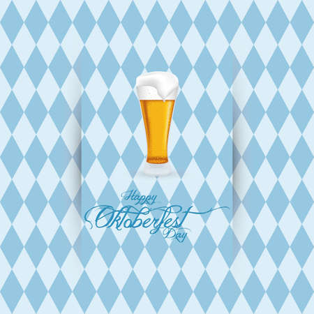 Abstract Oktoberfest background with some special objectsのイラスト素材