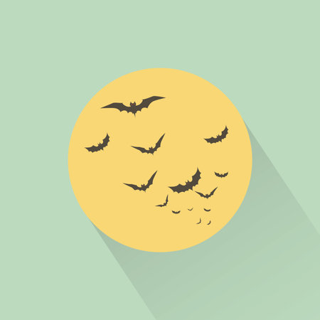 abstract halloween object on a special backgroundのイラスト素材