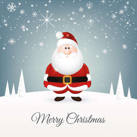 abstract Christmas background with some special objectsのイラスト素材