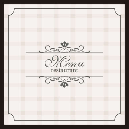 Abstract menu background with some special objectsのイラスト素材