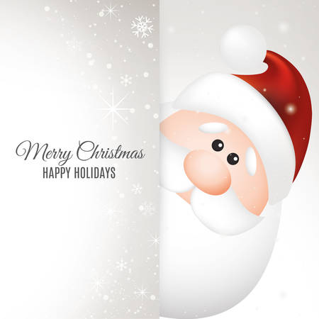 abstract christmas background with a santa clausのイラスト素材