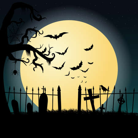 abstract halloween backgroundのイラスト素材
