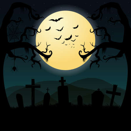 abstract halloween backgroundのイラスト素材