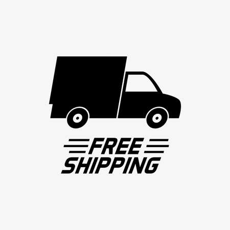 abstract delivery symbol on a white backgroundのイラスト素材