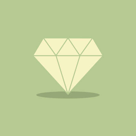 abstract diamond on a green backgroundのイラスト素材