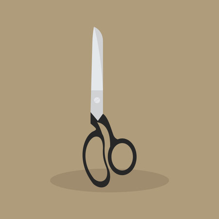 abstract sewing object on a light brown background