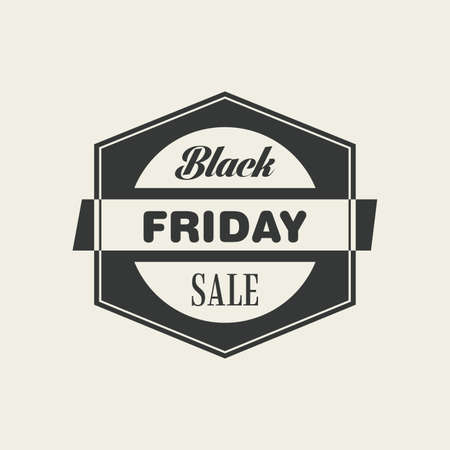 abstract black friday object on a white backgroundのイラスト素材