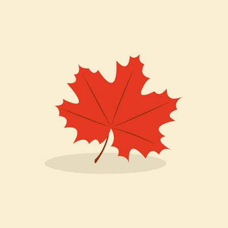 abstract cute autumn leaf on a special backgroundのイラスト素材