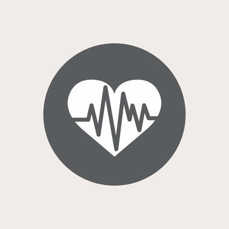 Abstract sport object on a gray circle on a white backgroundのイラスト素材