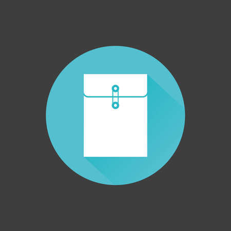 abstract office object on a circle with color on a gray backgroundのイラスト素材