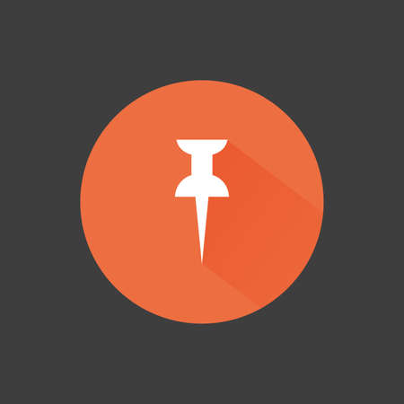 abstract office object on a circle with color on a gray backgroundのイラスト素材