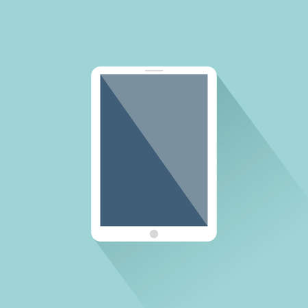 abstract office object on a blue backgroundのイラスト素材