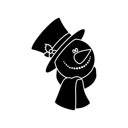 Isolated christmas icon on a white background. Vector illustrationのイラスト素材