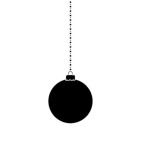 Isolated christmas icon on a white background. Vector illustrationのイラスト素材