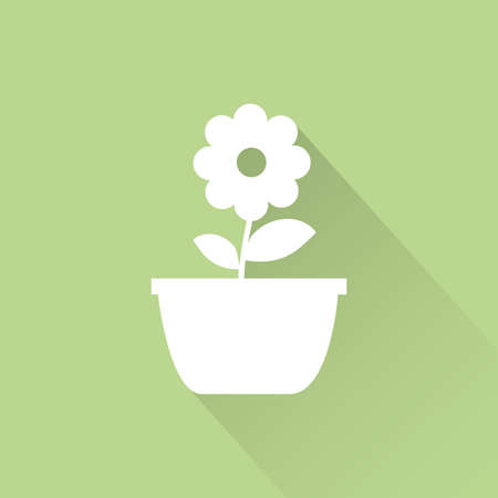 abstract sustainability icon on a green backgroundのイラスト素材