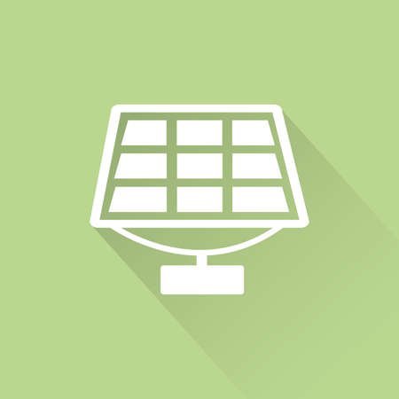 abstract sustainability icon on a green backgroundのイラスト素材