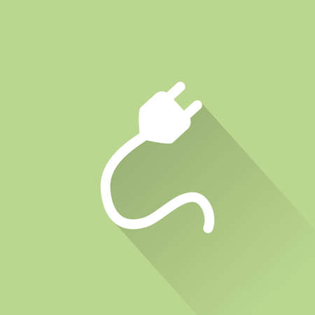 abstract sustainability icon on a green backgroundのイラスト素材