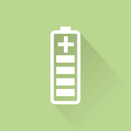 abstract sustainability icon on a green backgroundのイラスト素材