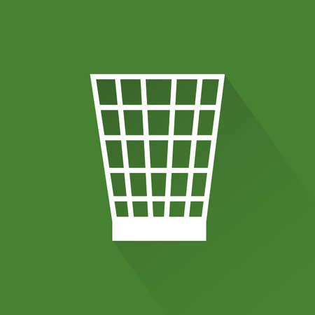 abstract sustainability icon on a green backgroundのイラスト素材