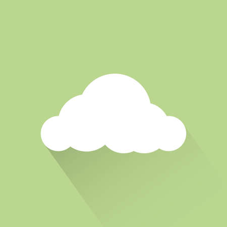 abstract sustainability icon on a green backgroundのイラスト素材