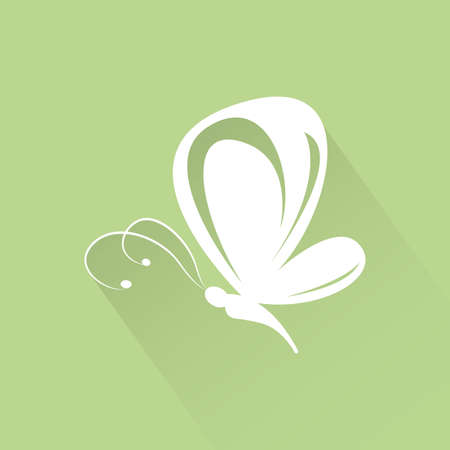 abstract sustainability icon on a green backgroundのイラスト素材