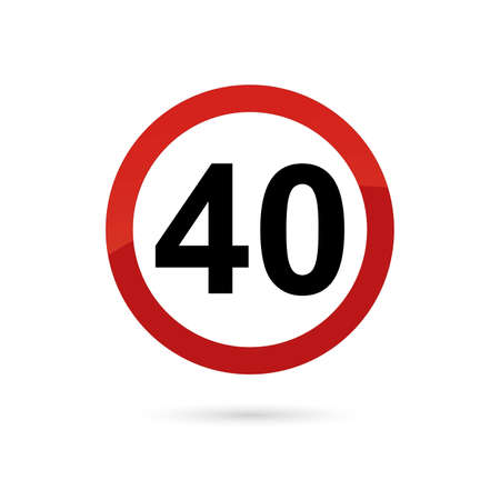 abstract traffic signal on a white backgroundのイラスト素材