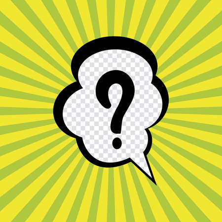 Isolated pop art expression on a colored backgroundのイラスト素材