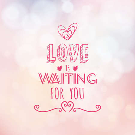 Colored background with text for valentine's dayのイラスト素材