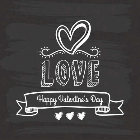 Colored background with text for valentine's dayのイラスト素材